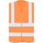Vest with four reflective stripes Korntex KXVR Hannover black