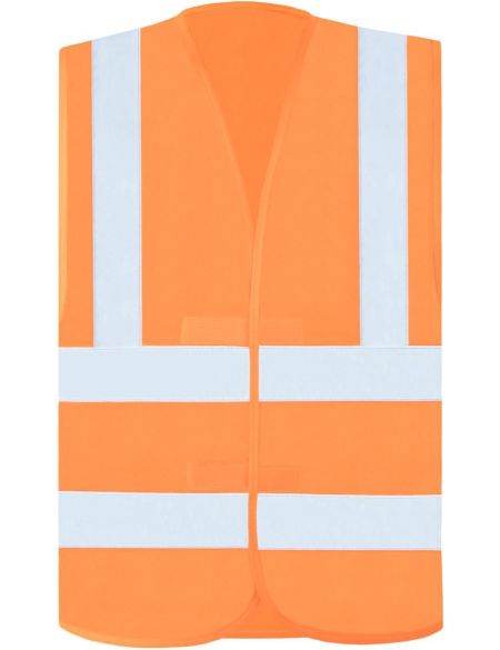 Vest with four reflective stripes Korntex KXVR Hannover black