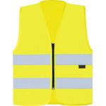 Safety vest with zipper Korntex RX217 Cologne neon green