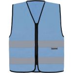 Vesta bezpečnostní se zipem Korntex RX217 Cologne sky blue