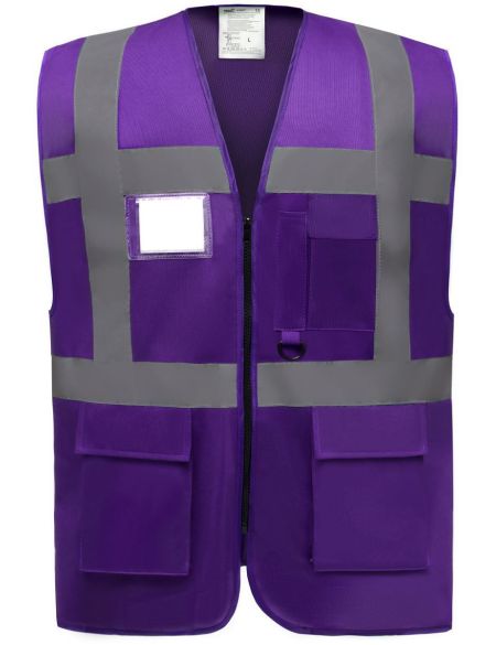 Vest multifunctional Hi-Vis Yoko HVW801 white