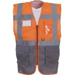 Vesta síťovaná bezpečnostní Yoko HVW820 hi vis orange/grey