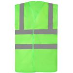 Vesta bezpečnostní síťovaná Hi-Vis Yoko HVW120 lime