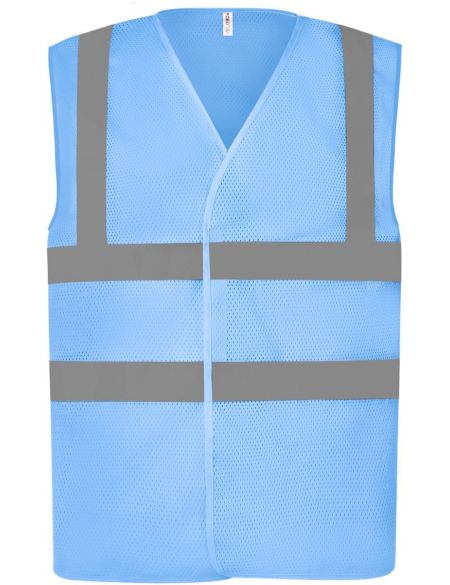 Hi-Vis safety mesh vest Yoko HVW120 white