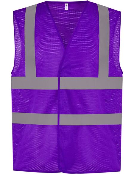 Hi-Vis-Sicherheitsnetzweste Yoko HVW120 weiß