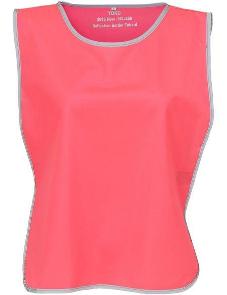 Vesta Tabard Hi-Vis gumička a suchý zip na obou stranách