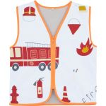 Children's safety vest Korntex ACTION silver/fire department