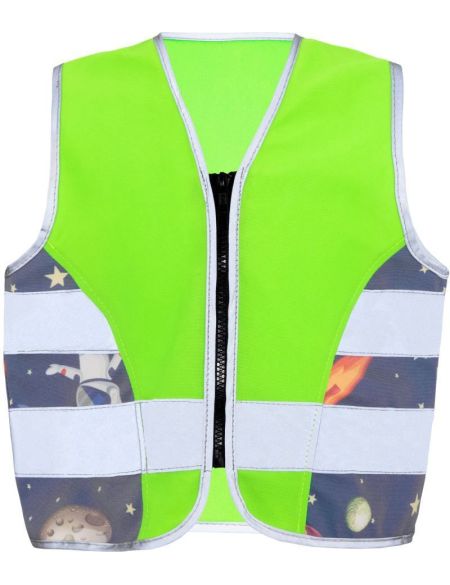 Kinder-Warnweste Korntex ACTION silber/Feuerwehr