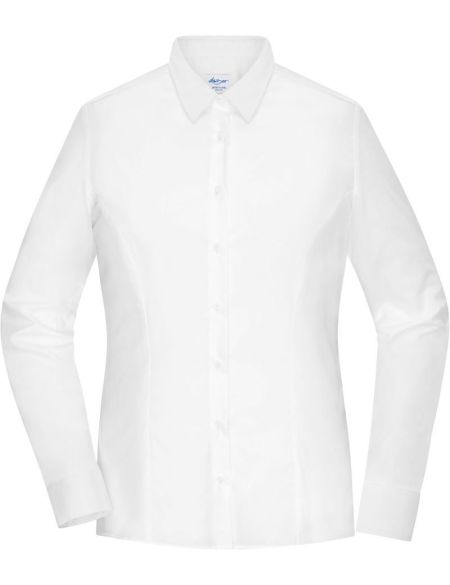 Košile dámská popelínová slim fit s dl. rukávem