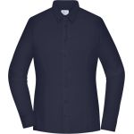Damen Popeline Slim Fit Hemd mit langen Ärmeln Daiber JN1371 weiß
