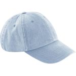 Kinder 6-Panel Low-Profile Vintage Cap Beechfield B655B Vintage Schwarz