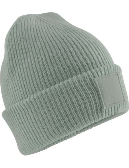 Children's hat with patch Beechfield B336B black