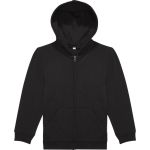 Children's sweatshirt with hood BC ID.334 Zip Hood kids black