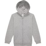Kinder Sweatshirt mit Kapuze BC ID.334 Zip Hood kids schwarz