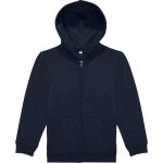 Kinder Sweatshirt mit Kapuze BC ID.334 Zip Hood kids schwarz