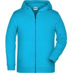 Mikina dětská s kapucí Daiber JN8026K turquoise