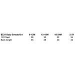 Babybugz Bio-Baumwolle Kinder-Sweatshirt BZ31 Heather Grey Melange
