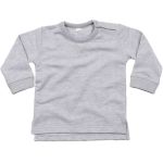 Babybugz Bio-Baumwolle Kinder-Sweatshirt BZ31 Heather Grey Melange