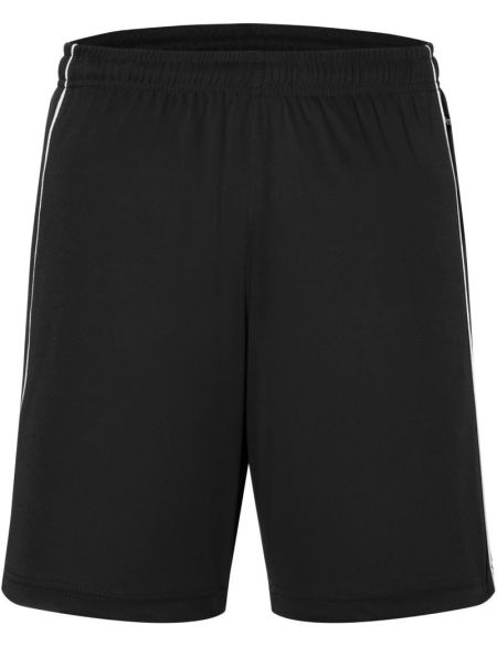 Basic Daiber JN387 team sports shorts white/black