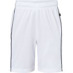 Kraťasy dětské sportovní týmové Basic Daiber JN387K white/black