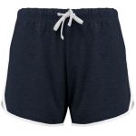 Damen Sportshorts Kariban ProAct PA1021 schwarz/grau meliert