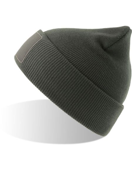 Strickmütze mit Atlantis Wind-S Patch schwarz