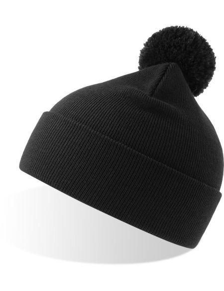 Čepice pletená s bambulí