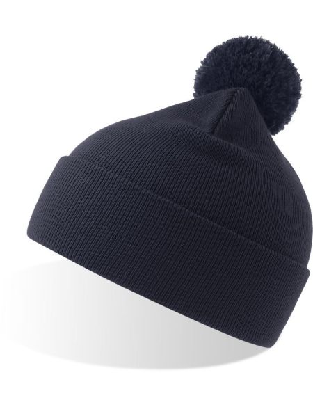Čepice pletená s bambulí