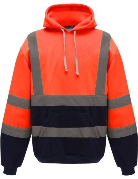 Hoodie with safety features Yoko HVK 05 black
