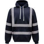 Mikina s kapucí bezpečnostní prvky Yoko HVK 05 navy