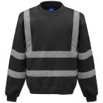 Mikina bezpečnostní prvky Yoko HVJ510 black