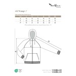 Herren-Sweatshirt mit Reißverschluss Malfini Voyage 452 schwarz