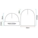 Čepice žebrovaný úplet Beechfield B380 black