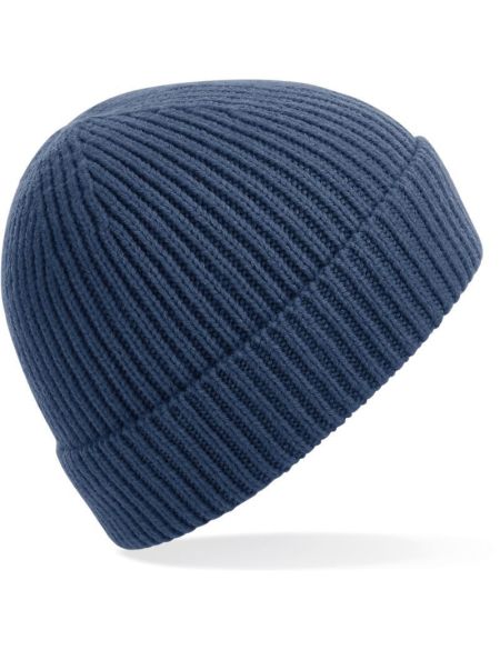 Ribbed knit hat Beechfield B380 white