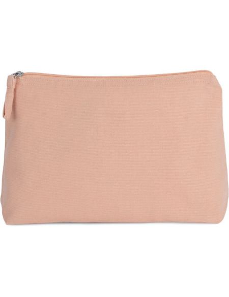 Cotton toiletry bag Kimood KI3210 washed natural