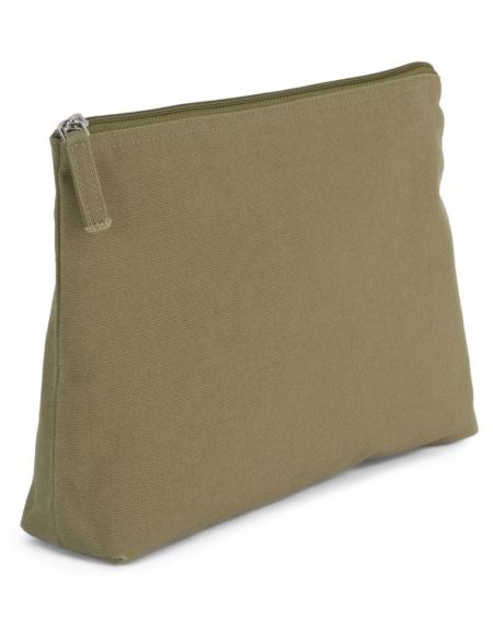 Cotton toiletry bag Kimood KI3210 washed natural