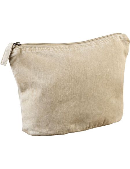 Vintage-Kulturbeutel Westford Mill W340, schwarz