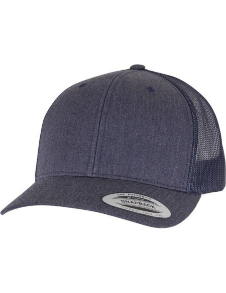 Kappe 6 Panel Vintage Trucker Flexfit 6606/6606T Dunkelmarine