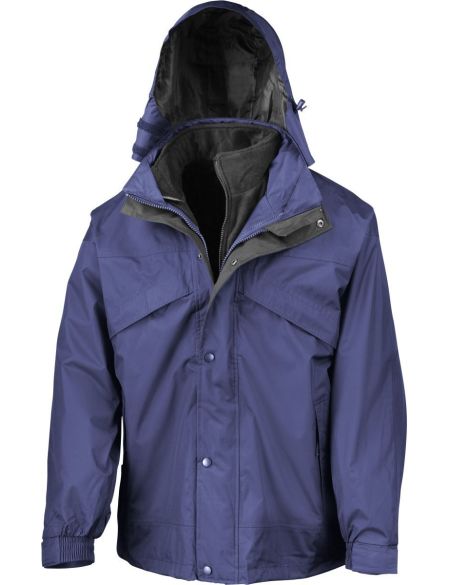 Bunda Zip+Clip 3v1 Result R068X red