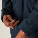 Kingsley Regatta Herren-Stretchjacke 3-in-1, schwarz