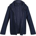 Kingsley Regatta Herren-Stretchjacke 3-in-1, schwarz