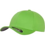 Kšiltovka 6 panelová dětská vlněná česaná Flexfit 6277 fresh green