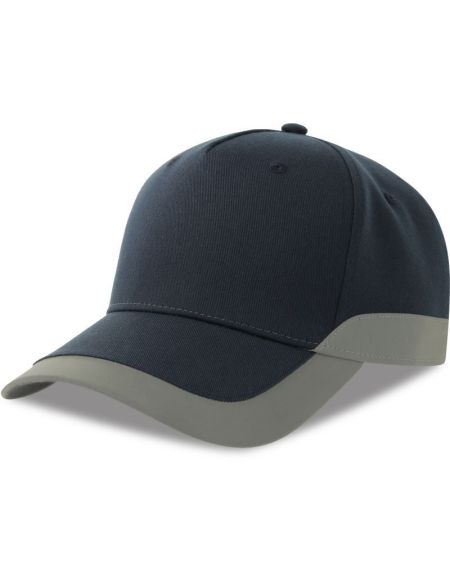 5-panel safety cap Atlantis Helpy-S yellow fluo