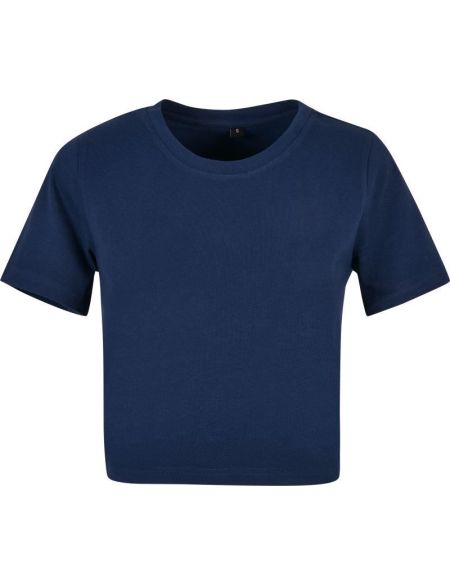 Women's crop top Build your Brand BY042 white