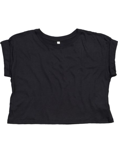 Crop-Top aus Single-Jersey, Mantis M96, weiß