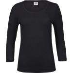 Damen-T-Shirt mit elastischem 3/4-Ärmeln, Modell Tee Jays TJ460, weiß