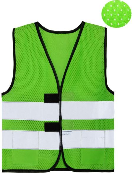 Kinder-Sicherheitsnetzweste Korntex KWM Korfu neongrün