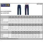 Kalhoty pracovní Projob 2530 black