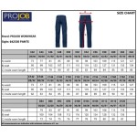 Kalhoty pracovní Projob 2530 grey