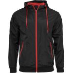 Windbreaker Build your Brand BY016 schwarz/weiß